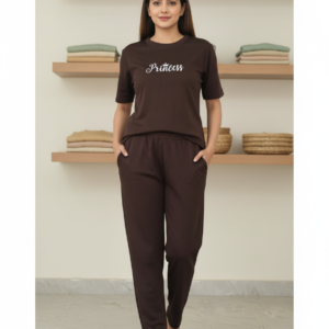 dark brown Athleisure Co-ord Set